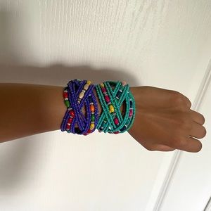 Beautiful Beaded Cuffed Bracelets